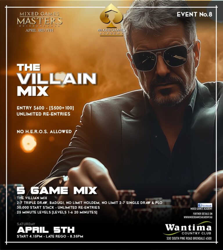 Event 8 - The Villain Mix