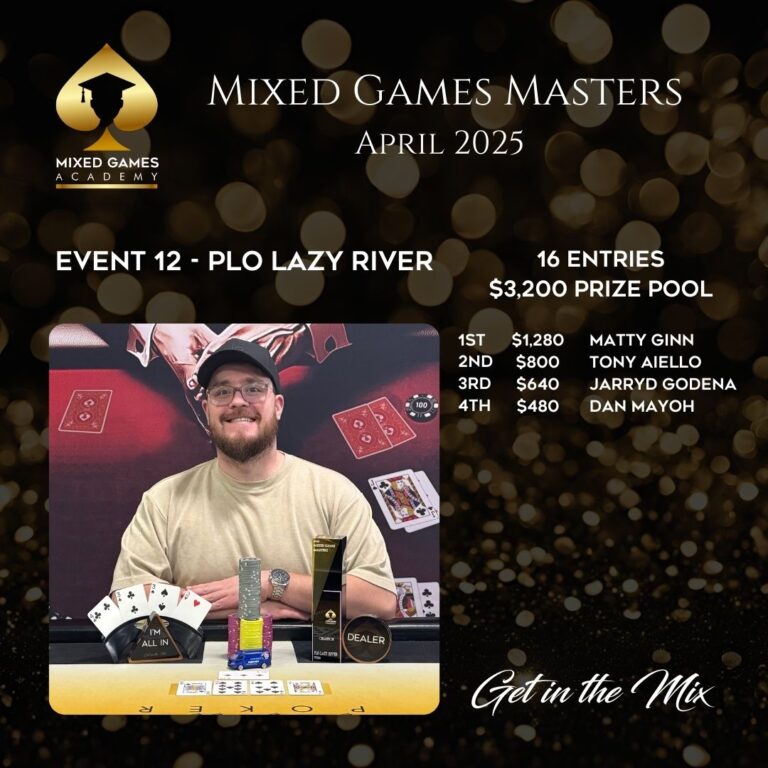 #12 - PLO Lazy River